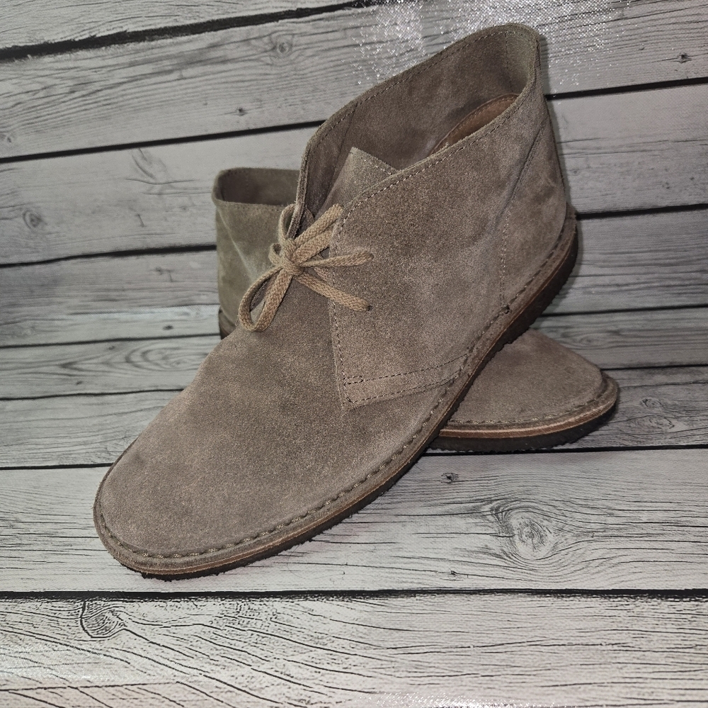 Rhodes Made in Italy Suede Chukka Boots Desert Style Crepe Sole Size 10 - Picture 12 of 16